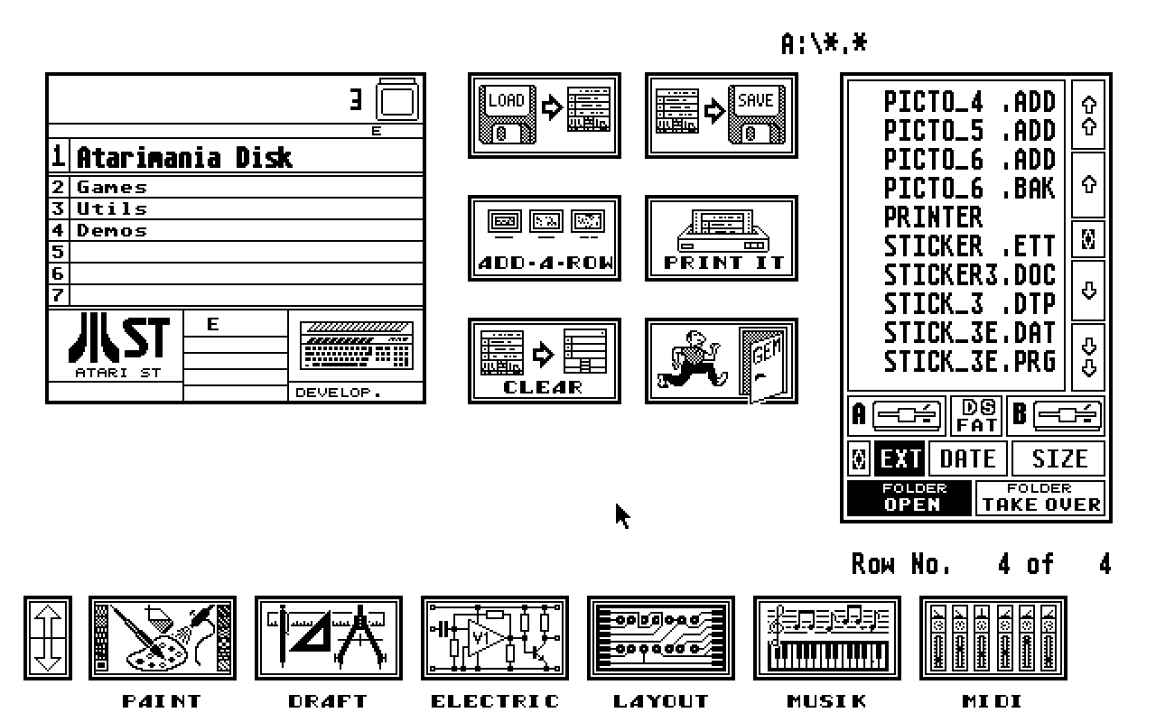 Sticker III atari screenshot